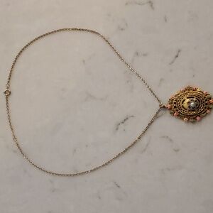 Vintage Gold tone 7 Inch Necklace “ART” by Arthur Pepper